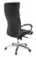 Chaise pivotante ergonomique XXL Apolo 30, Couleur : Noir / Chrome, avec coussins moulés Soft-Air super confortables