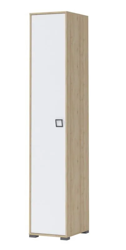 44 cm de large Armoire avec 1 porte | tringle à vêtements | Couleur: Hêtre Abbildung