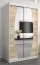 120 cm de large Armoire avec 5 casiers et 2 portes | Couleur: Chêne Sonoma / Blanc Abbildung