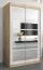 120 cm de large Armoire avec 5 casiers et 2 portes | Couleur: Chêne Sonoma / Blanc Abbildung