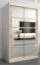 120 cm de large Armoire avec 5 casiers et 2 portes | Couleur: Chêne Sonoma / Blanc Abbildung