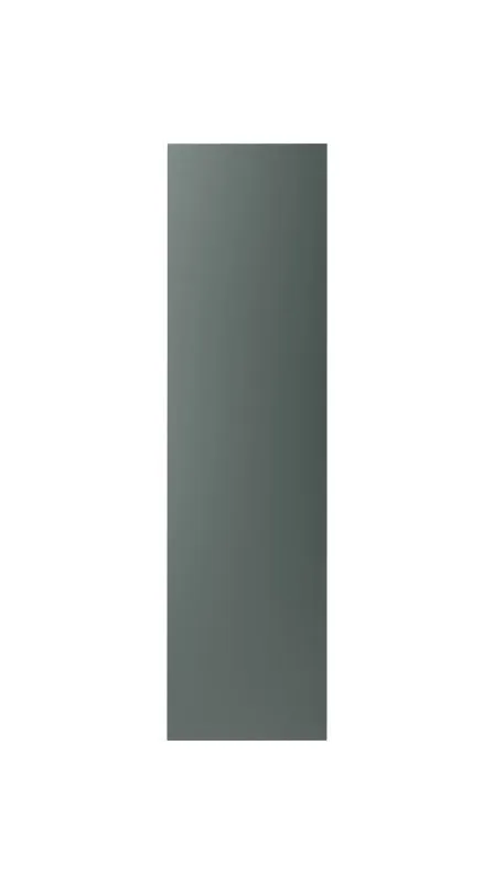 Porte pour armoire d'angle / Couleur : Vert foncé semi-mat / Dimensions : 51 x 2 x 189,5 cm