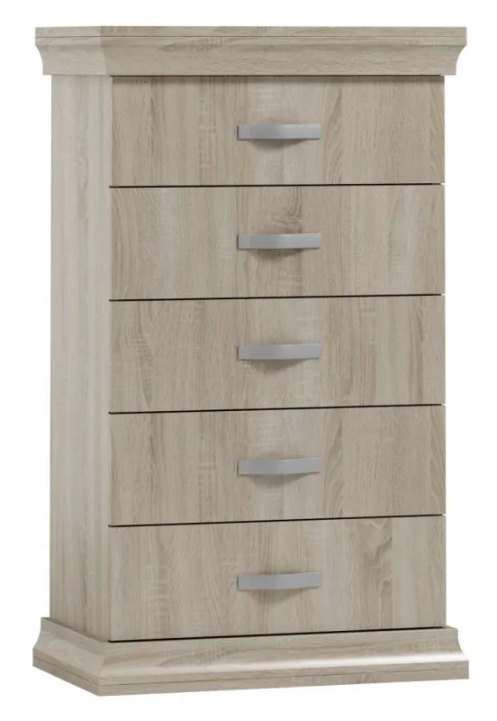 Commode Wewak 08 | Sonoma chêne | 117 x 70 x 42 cm | Design moderne & espace optimisé
