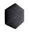 Panneaux rembourrés, lot de 10, Couleur : Noir, Revêtement : Velours, dimensions : 35 x 40,5 cm