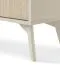 Étagère avec grand espace de rangement Crewe 11, Couleur : Beige / Chêne - Dimensions : 160 x 80 x 38 cm (H x L x P)