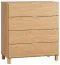 Commode Averias 07, couleur : chêne - Dimensions : 100 x 90 x 47 cm (H x L x P)