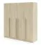 Ensemble de chambre à coucher A Edegem / 12 pièces / Couleur : Chêne Cremona / Penderies / Armoires à portes battantes / Etagères / Rehausses d'armoires / Poignées métalliques