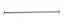 Barre fixe / Barre de gymnastique en acier inoxydable, longueur 125 cm
