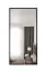 Miroir style moderne Mönch 02, Couleur : Noir mat - Dimensions : 60 x 120 cm (h x l)