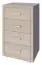 Commode Kerowagi 24, couleur : chêne Sonoma - Dimensions : 90 x 70 x 41 cm (H x L x P)