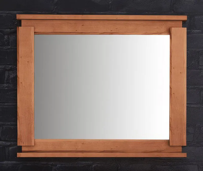 Grand miroir mural Tasman 26 | Bois de cœur de hêtre massif huilé | 80 x 140 x 2 cm | Finition naturelle