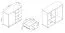 Commode au design moderne Lowestoft 05, couleur : Chêne de Sonoma - Dimensions : 85 x 100 x 40 cm (H x L x P), avec grand espace de rangement