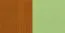 Table de nuit Milo 10, couleur : aulne / vert, bois de pin massif - Dimensions : 56 x 38 x 40 cm (h x l x p)