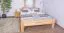 Lit double Easy Premium Line K4 surdimensionné | 160 x 220 cm | Hêtre massif naturel | Design moderne