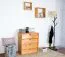 Étagère murale en pin massif teinte aulne | Junco 283A | 30 x 30 x 12 cm | Design moderne