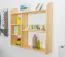 Étagère suspendue, Étagère murale, Bibliothèque - 100 cm de large, Pin Bois massif, Couleur: Naturel