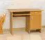 Bureau Banjaran 02 | Finition érable | 72 x 100 x 52 cm | Tiroir, porte et tablette clavier