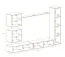 Meuble mural salon moderne Balestrand 276 | Chêne Wotan | 180 x 280 x 40 cm | Push-to-open
