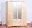 Chambre à coucher - Armoire Pin Bois véritable massif Naturel - Dimensions: 195 x 160 x 60 cm (H x L x P) Abbildung