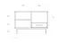 Commode Kumeu 16 en chêne sauvage massif huilé | 65 x 97 x 45 cm | Design haut de gamme