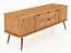 Commode Rolleston 09 en bois massif de cœur de hêtre huilé | 57 x 144 x 46 cm | Design naturel et raffiné