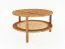 Table basse Wellsford 50 chêne sauvage massif huilé - Dimensions : 60 x 60 x 35 cm (l x p x h)