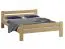 Lit double Aixovall 24 | Pin massif naturel | Couchage 180 x 200 cm | Fabrication soignée