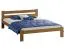 Lit junior style campagne Encamp 28 | Pin massif | Finition chêne | 160 x 200 cm
