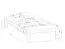 Lit simple / lit d'appoint Erts 05, Pin massif, Couleur : Chêne - Surface de couchage : 90 x 200 cm (l x L)