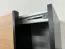 Armoire / Armoire à portes coulissantes | 245,5 x 160 x 64 cm | Fermeture en douceur | 2 tringles à vêtements | 11 compartiments | Couleur : noir | 2 portes coulissantes | Miroir