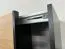 Armoire / Armoire à portes coulissantes | 2 tringles | 2 portes coulissantes | 245,5 x 200 x 64 cm | Fermeture en douceur | Couleur : noir | Miroir | 11 compartiments