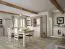 Miroir mural Badile 14 | Finition bois brun | 80 x 120 x 7 cm | Style maison de campagne raffiné