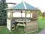 Banc pour pavillon Vitalba - Dimensions : 120 x 39 cm (l x p)