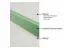 Matelas Basic Elastik avec mousse PU - Dimensions : 100 x 200 cm