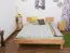 Lit futon en bois massif Wooden Nature 01 | Hêtre cœur huilé | 160 x 200 cm | Design moderne et chaleureux