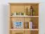 Bibliothèque en pin massif, bois massif naturel B003 - dimensions 190 x 80 x 42 cm (h x l x p)