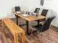 Table de salle à manger Wooden Nature 413 chêne massif huilé, plateau lisse - 160 x 90 cm (L x P)