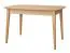 Table rectangulaire en chêne Erdre 12 en chêne huilé, extensible de 120 cm à 165 cm, rallonge du plateau de table 45 cm, 80 x 120 cm, bois massif de qualité supérieure
