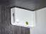 Meuble mural moderne Bjordal 31 | Espace optimisé | 11 compartiments | Chêne graphite / Blanc brillant | 130 x 230 x 35 cm