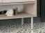 Ensemble complet de garde-robe / Couleur : Chêne crémone / cachemire / soft-close / coussin en velours inclus / commode / miroir / armoire à chaussures / garde-robe avec sept crochets