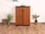 Commode Mojokerto 19 | Noyer & Noir | 121 x 80 x 39 cm | Design moderne et chaleureux
