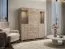 Vitrine Kikori 05, couleur : chêne Sonoma - Dimensions : 135 x 125 x 40 cm (H x L x P)