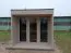 Maison de sauna Negev, épaisseur de paroi 72 mm, Couleur : Gris - dimensions extérieures (l x p) : 254 x 301 cm