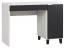 Bureau Vacas 01 blanc/noir | 78 x 110 x 57 cm | Grand tiroir | Soft Touch | Rangement modulable
