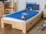 Lit pour enfant 90 x 200 cm | Bois massif: Pin | Laqué Blanc | incl. sommier à lattes Abbildung
