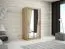 100 cm de large Armoire avec 2 portes | 5 casiers | Couleur : Chêne Sonoma Abbildung
