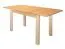 Bois massif Table 80x140 cm Pin, Extensible jusqu'à 170, Couleur: Naturel Abbildung