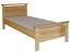 Cadre de lit pour enfants / Lit pour enfant 100 x 200 cm | Bois massif: Pin | Laqué Naturel Abbildung