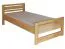 Cadre de lit pour enfants / Lit pour enfant 100 x 200 cm | Bois massif: Pin | Laqué Naturel Abbildung