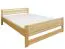Pin Bois massif Cadre de lit 160 x 200 cm Naturel Abbildung